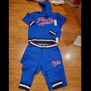 Polo Ralph Lauren double knit set hoodie and joggers